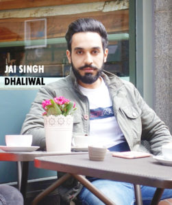 Jai Singh Dhaliwal is a son of punjabi film actor hobby dhaliwal.