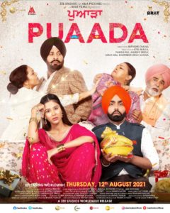 Puaada Movie poster with release date