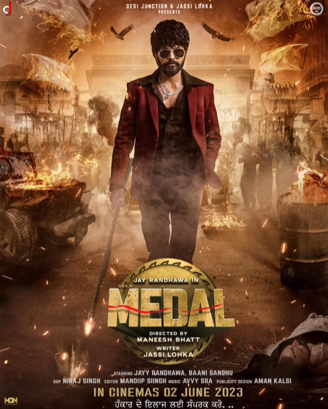 official poster of jayy randhawa's upcoming movie Medal