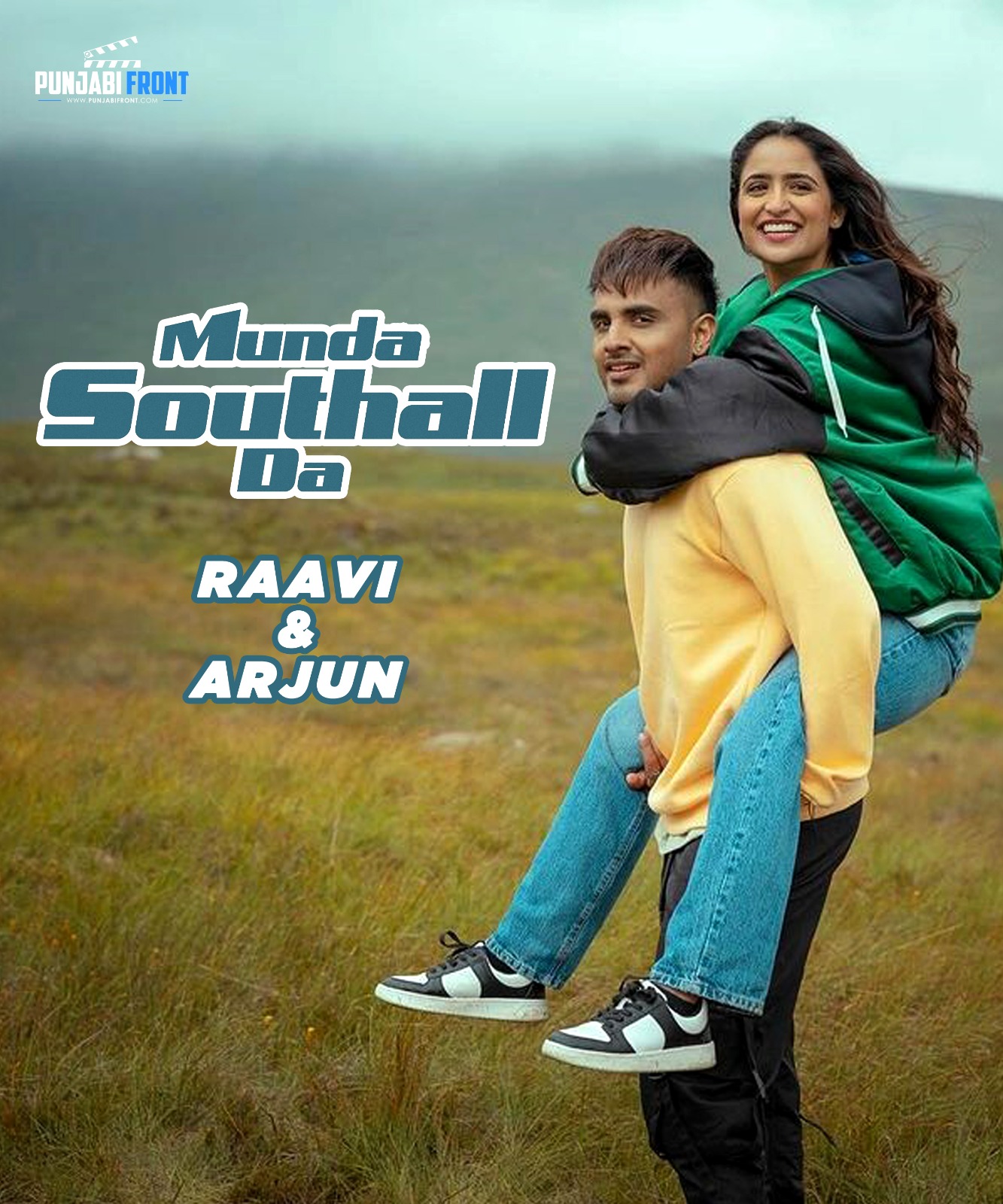 Raavi and Arjun in Munda Southall Da Movie