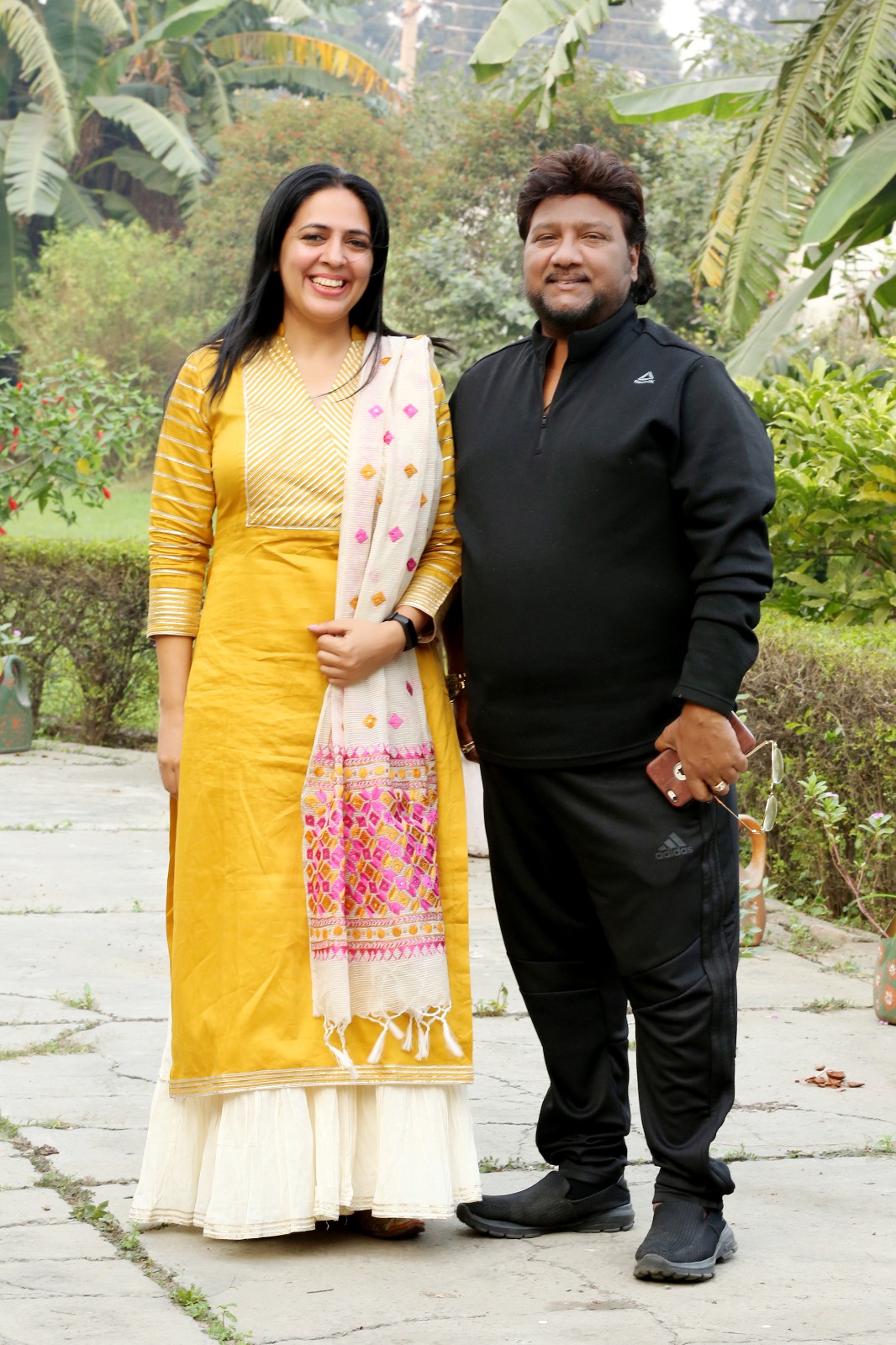 Sardool Sikander with Beenu Rajpoot